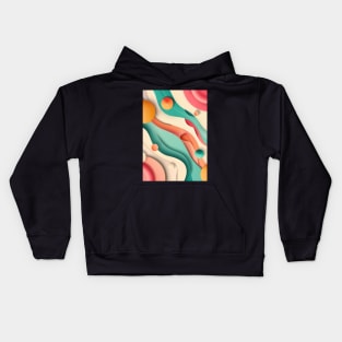 Color Swirl Harmony Kids Hoodie